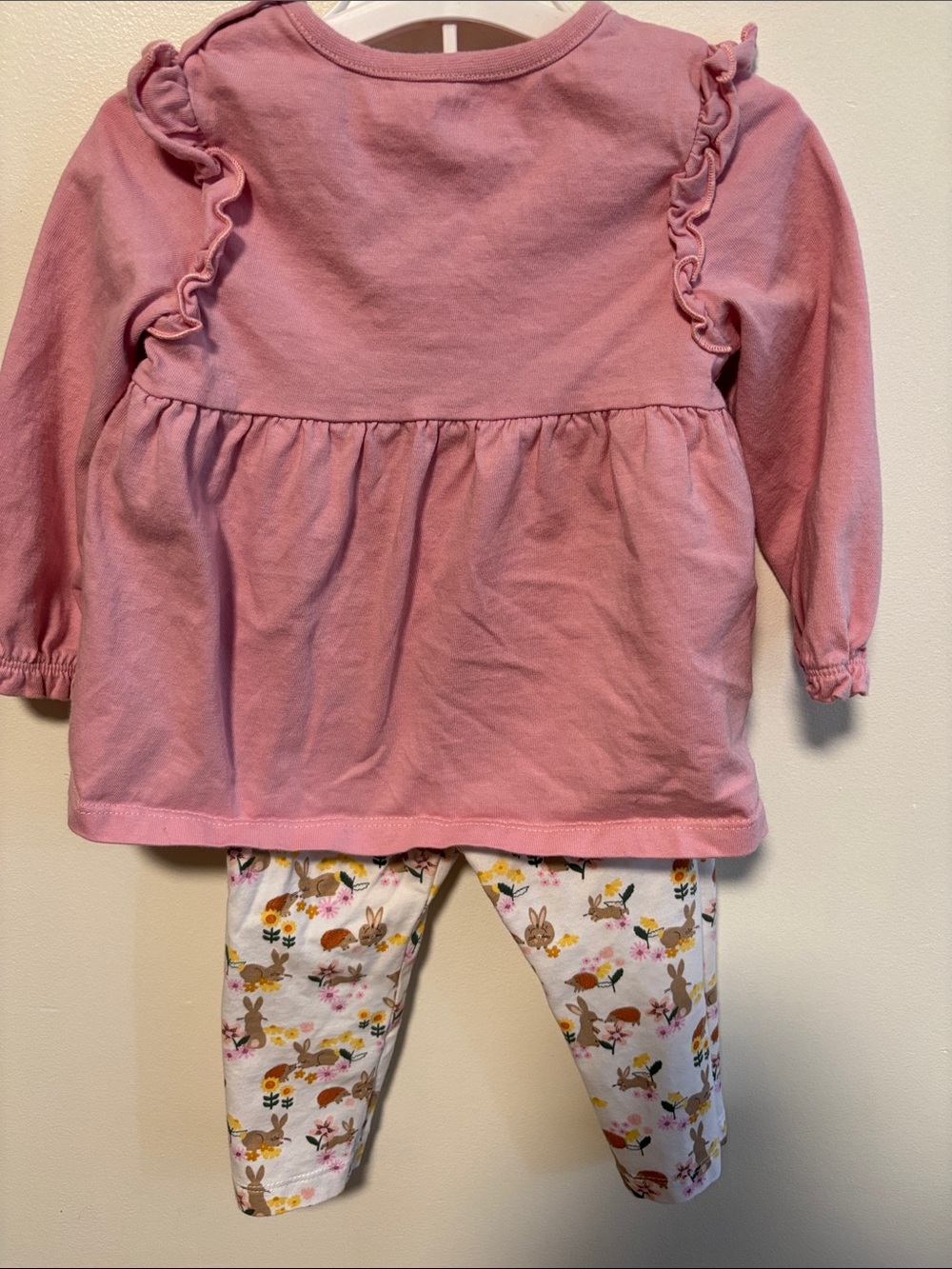 ⭐ 3 for $15 Nutmeg Pink Bunny Floral Kids Matching Set - Picture 8 of 8